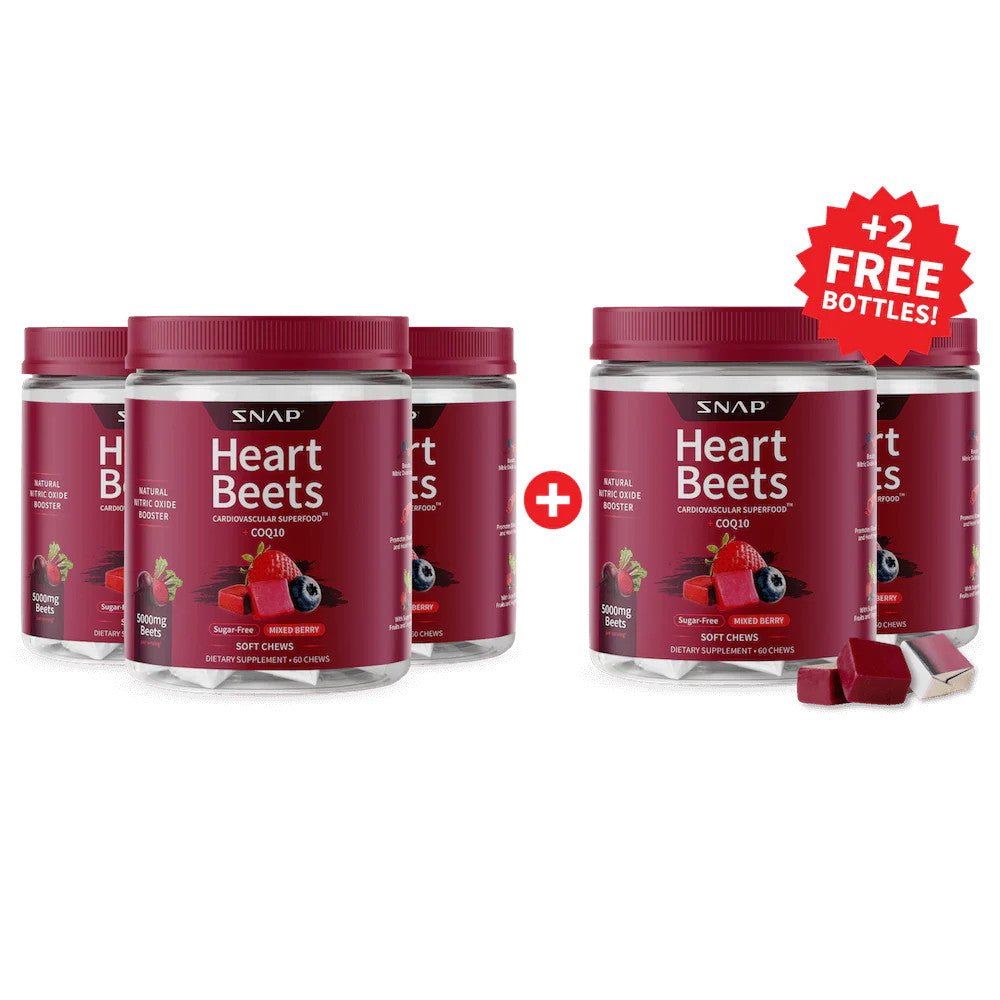 Heart Beets Chews - Buy 3, Get 2 FREE!