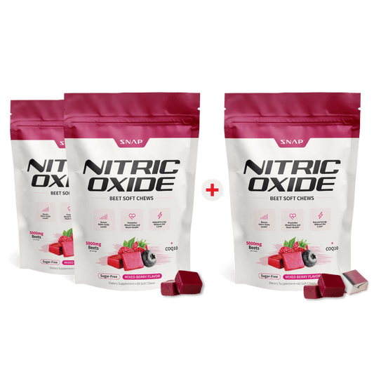 Nitric Oxide Beet Soft Chews - Buy 2, Get 1 Free!