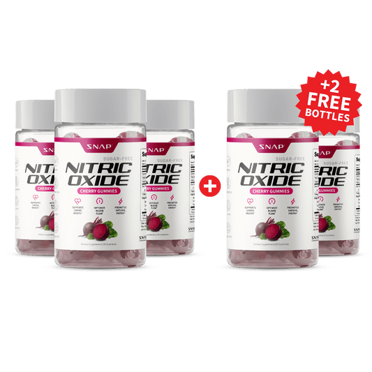 Nitric Oxide Gummies - Cherry Flavor - Buy 3 Get 2 FREE!