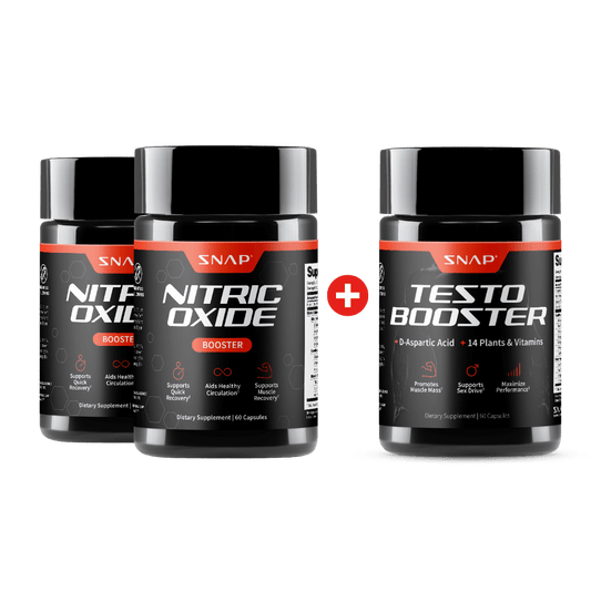 Nitric Oxide + Testo Booster Bundle (2+1 BOGO)