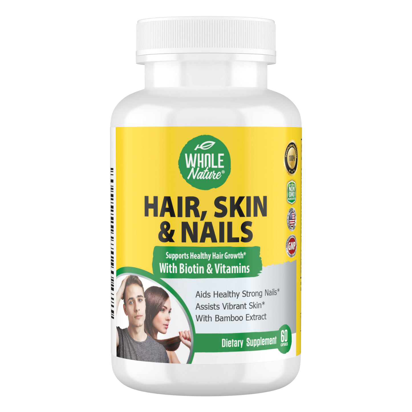 Whole Nature Hair Skin Nails Vitamins with MSM