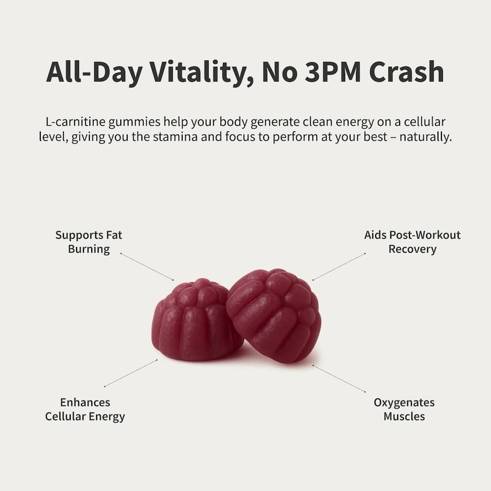 L-Carnitine Sugar-Free Blueberry Gummies