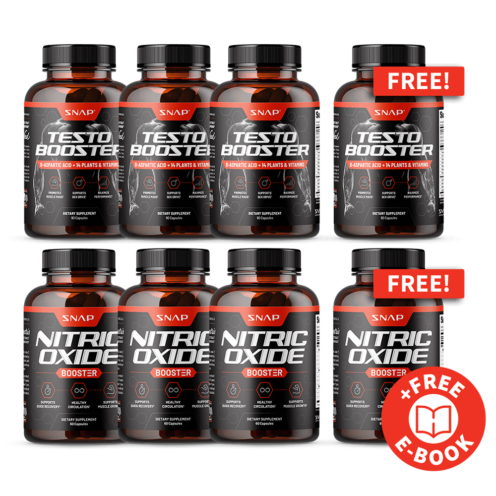 Male Testo and Nitro Stack + Free E-Book