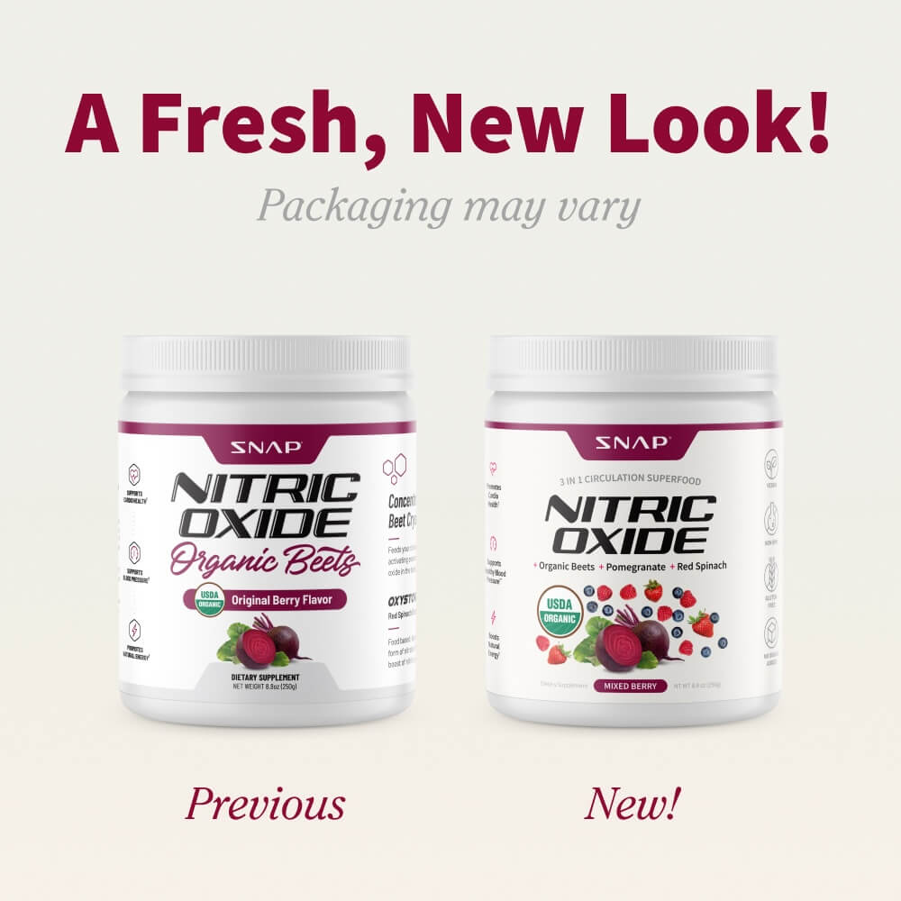 Nitric Oxide Organic Beets - Original Berry Flavor - 3 Month Supply