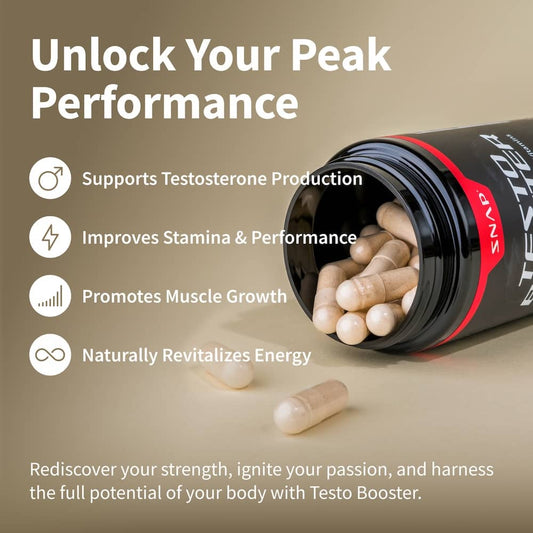 3 Testo Boosters + 1 Free Container + Free E-Book