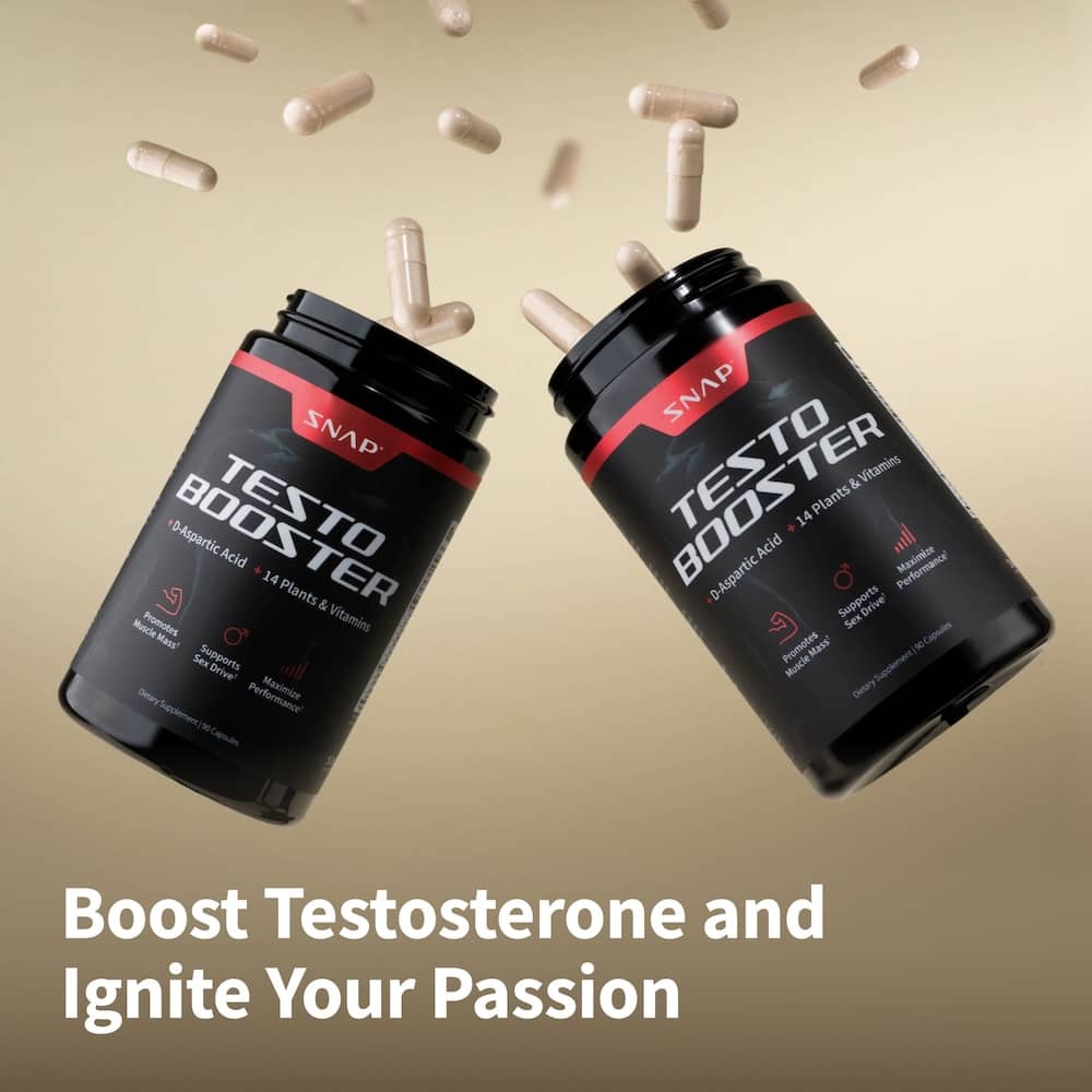 3 Testo Boosters + 1 Free Container + Free E-Book