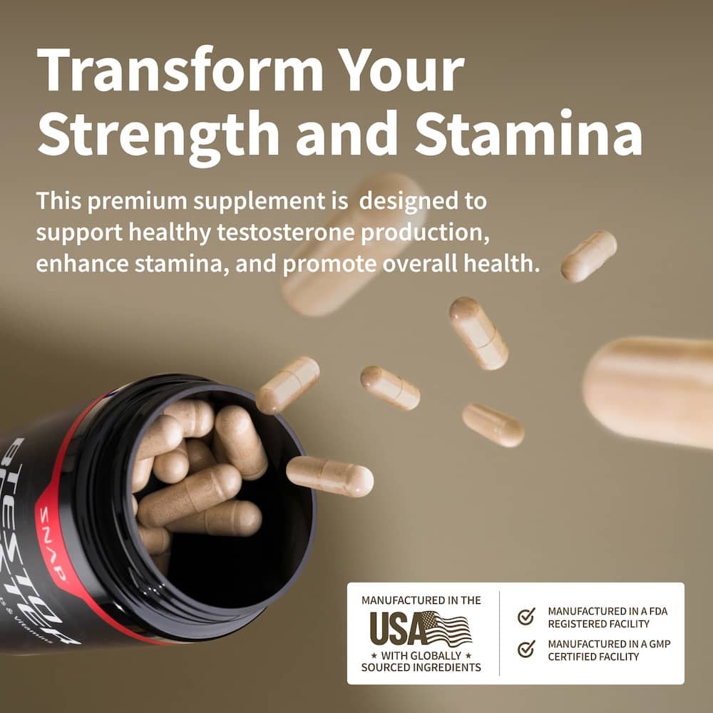3 Testo Boosters + 1 Free Container + Free E-Book