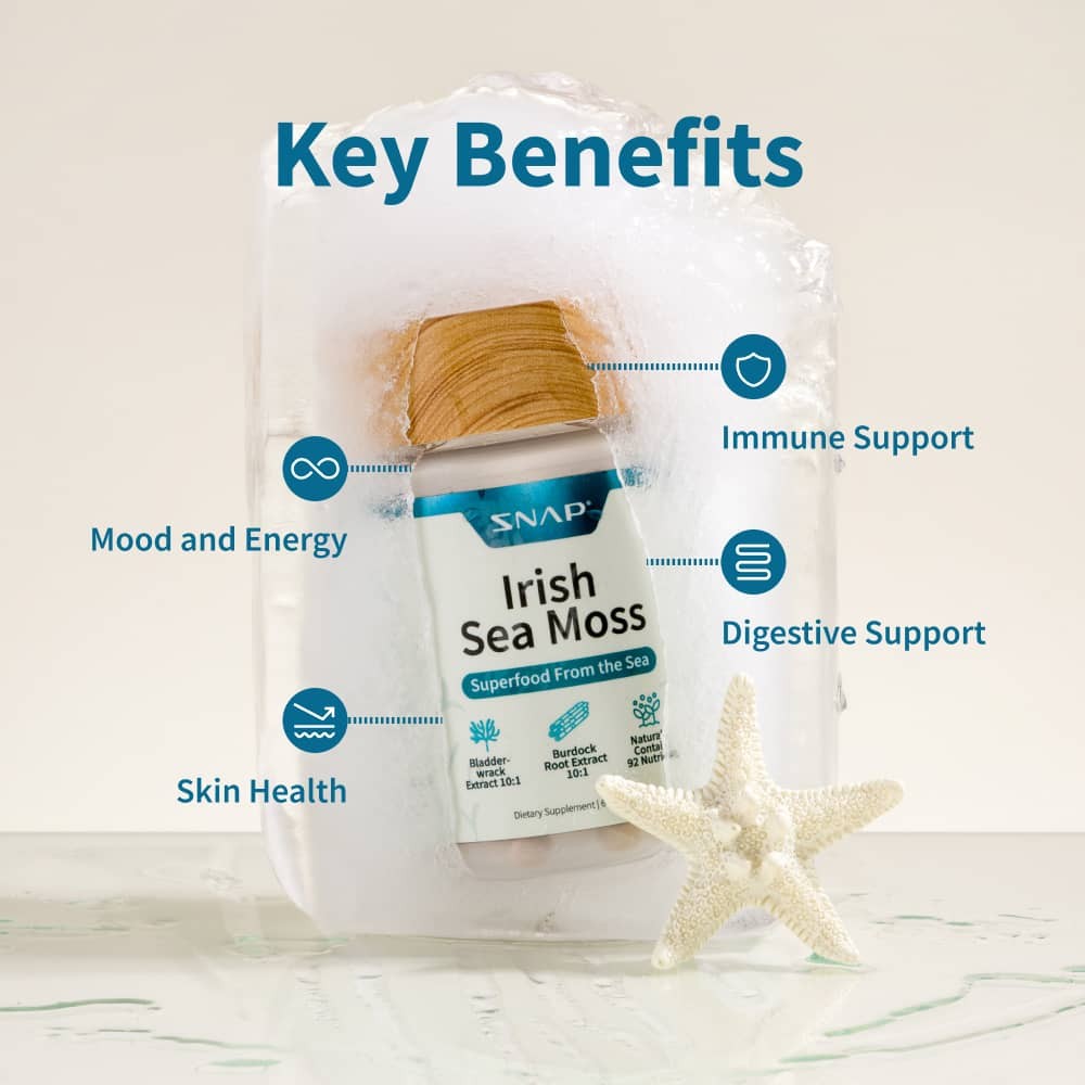 Irish Sea Moss w/ Iodine Energy Support - Buy 2, Get 1 FREE!