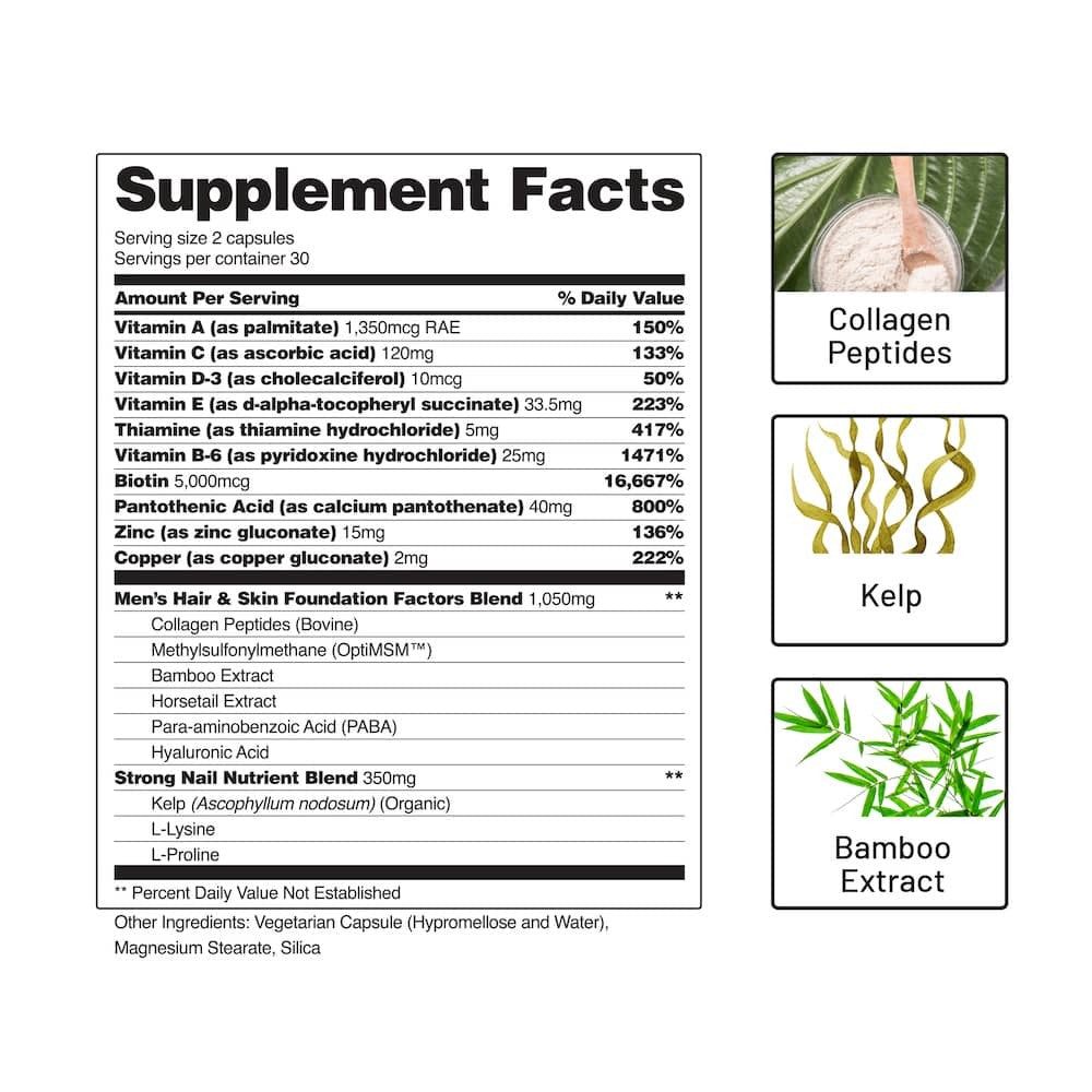 Hair Tonic for Men - Hair Growth Formula - Buy 3 Get 2 Free