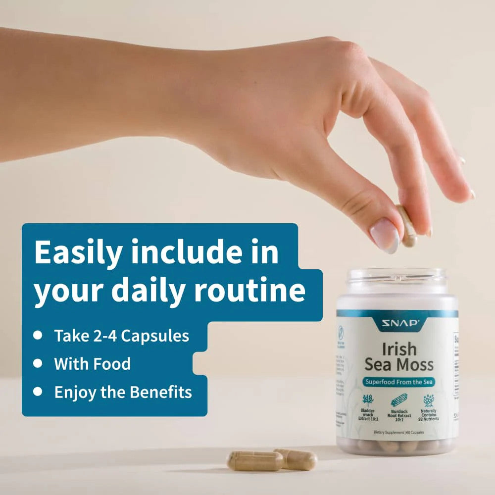 Irish Sea Moss w/ Iodine Energy Support - Buy 2, Get 1 FREE!