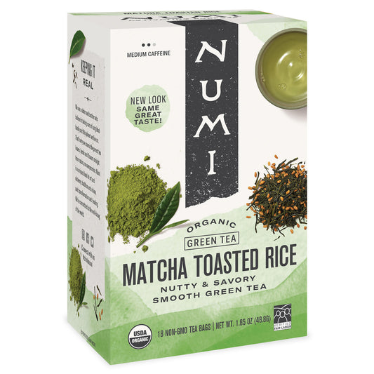 Numi Tea Toasted Rice Green Tea (6x16 Bag)-0