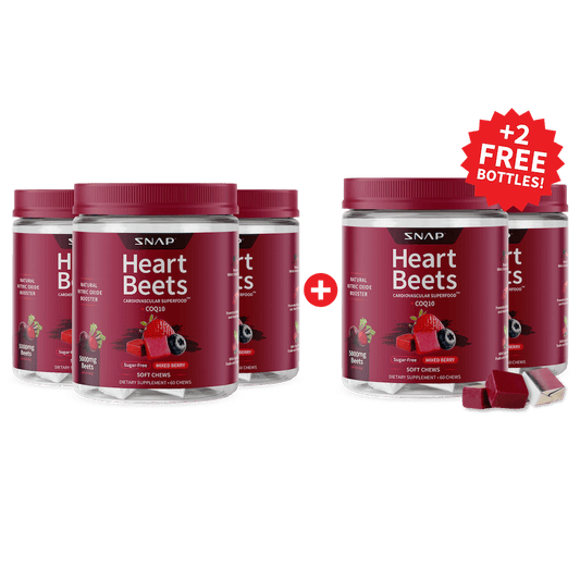 Heart Beets Chews - Buy 3, Get 2 FREE!