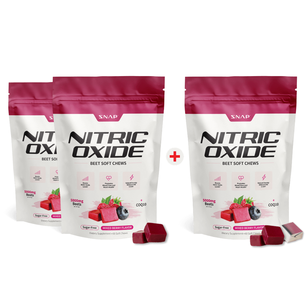 Nitric Oxide Beet Soft Chews - Buy 2, Get 1 Free!