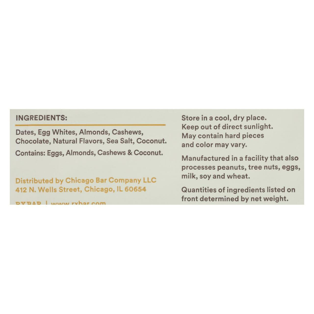 Rxbar Chocolate Coconut (12X1.83 OZ)-1